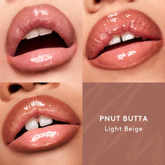 Fenty Beauty Trace'd Out waterproof lip liner pencil in various shades, with a close-up of the product tip and packaging.
