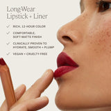 ILIA Lip Sketch Hydrating Lipstick + Lip Liner Crayon (Many Shades) - LAB