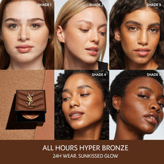 Yves Saint Laurent All Hours 24H Hyper Sunkissed Glow Bronzer Powder - Many Shades NIB