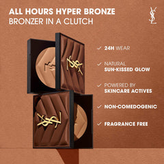 Yves Saint Laurent All Hours 24H Hyper Sunkissed Glow Bronzer Powder - Many Shades NIB