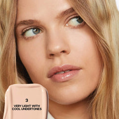 Saie Slip Tint Radiant All-Over Concealer in multiple shades, new in box, showcasing the sleek compact packaging and shade options.