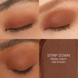 NARS  Total Seduction Smudge-Proof Eyeshadow Stick - Strip Down - matte warm red brown NIB - LAB