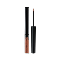 Fenty Beauty Glitty Lid Shimmer Liquid Eyeliner in two shades, featuring a shimmering, liquid formula with a sleek applicator brush.