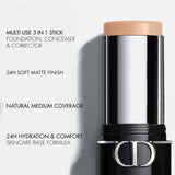 DIOR Forever Skin Perfect 24H Multi-Use Foundation Stick - 2.5N NIB