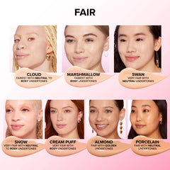 Too Faced Born This Way Super Coverage Concealer in various shades, new in box, showcasing the sleek packaging and diverse color options.