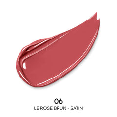 Guerlain Rouge G lipstick with multiple shades and caps, featuring sleek packaging and vibrant color options, new in box.