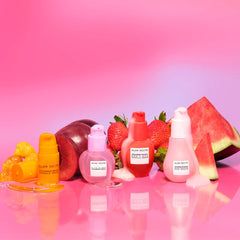 Glow Recipe serum minis kit featuring small bottles of skincare serums, ideal for trying multiple products in a compact beauty set.