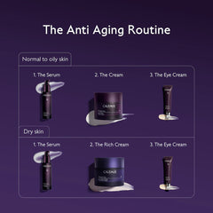Caudalie Premier Cru Anti-Aging Eye Cream jar with 15ml capacity, designed to reduce fine lines and wrinkles.