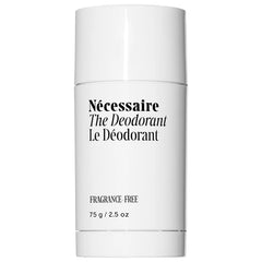 Nécessaire fragrance-free aluminum-free deodorant stick, natural skincare product for odor protection and freshness.