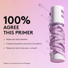 Fenty Beauty Grip Trip Hydrating Primer bottle with pump, 30ml, showing the product label and packaging design.