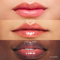 Rare Beauty Positive Light Luminizing Lip Gloss in multiple shades, new in box, featuring a shiny, luminous finish on smooth lips.