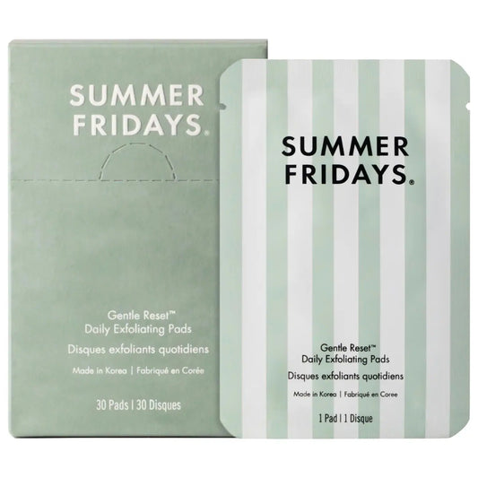 Summer Fridays Gentle Reset Daily Exfoliating Pads 30 pads NIB