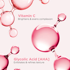 Clarins Multi-Active Brightening Glow Serum with Vitamin C and AHA in a 30ml bottle, shown in a close-up image.