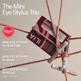 ILIA  Mini Eye Stylus Trio - Eyeshadow Stick Gift Set NIB