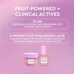 Glow Recipe Plum Plump Deep Hydration skincare gift set featuring assorted beauty products in sleek packaging.