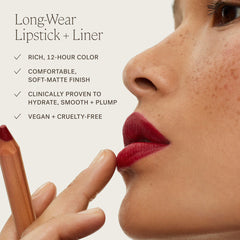 ILIA  Mini Lip Sketch Duo - Lipstick + Lip Liner Gift Set NIB