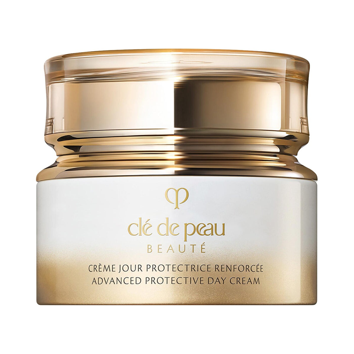 Clé de Peau Beauté Advanced Protective Day Cream in 50ml jar, featuring smooth, luxurious skincare texture and elegant packaging.