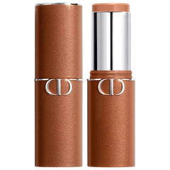 Dior Forever Skin Bronze bronzing balm stick in natural skin finish, showing the product with multiple shades and packaging.