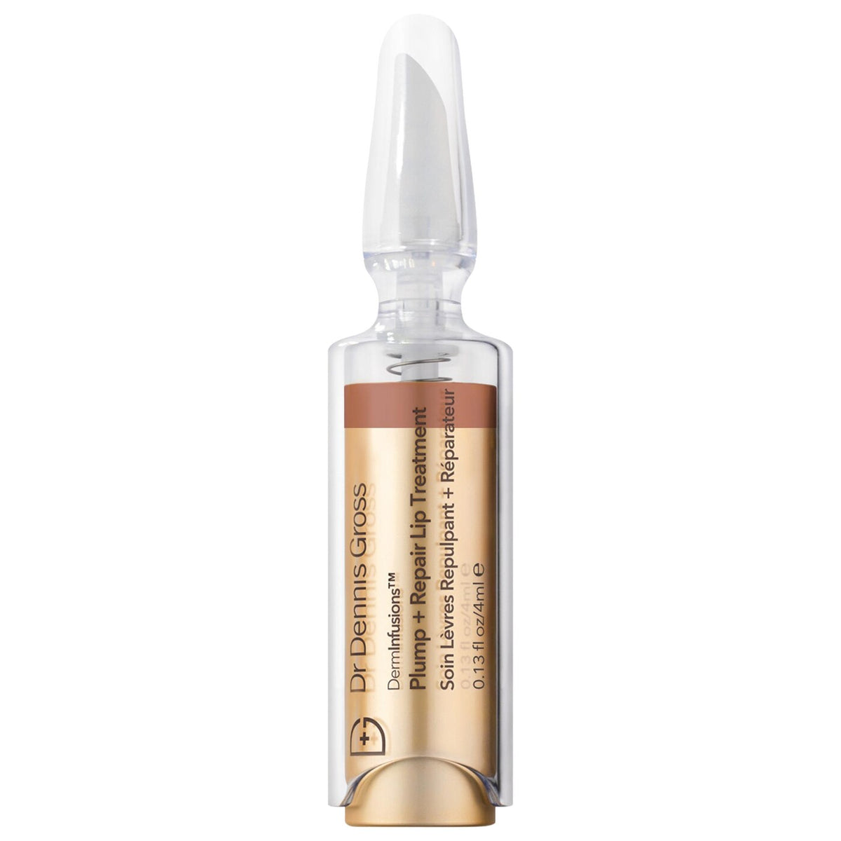 Dr. Dennis Gross DermInfusions Plump + Repair Lip Treatment Mini - Beige NIB