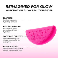 Glow Recipe Watermelon Glow Beautyblender sponge, new in box, for makeup blending and application.