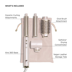 T3  Aire 360 Ceramic Air Styler Blowout Kit with Dual Voltage NIB