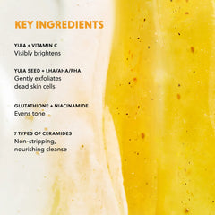 Hanyul  Yuja Brightening 2-in-1 Mask to Foam Cleanser with Vitamin C + Niacinamide 120ml NIB