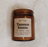 Shy Wolf Candles Tannenbaum Christmas Tree soy candle for home decor, featuring a festive holiday design and warm glow.