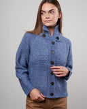 the great the shrunken hearth cardigan - saltwater blue Size S - LAB