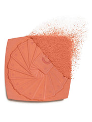 Chanel Les Tarots de Chanel matte powder blush in Blood Orange, featuring the compact with blush inside.